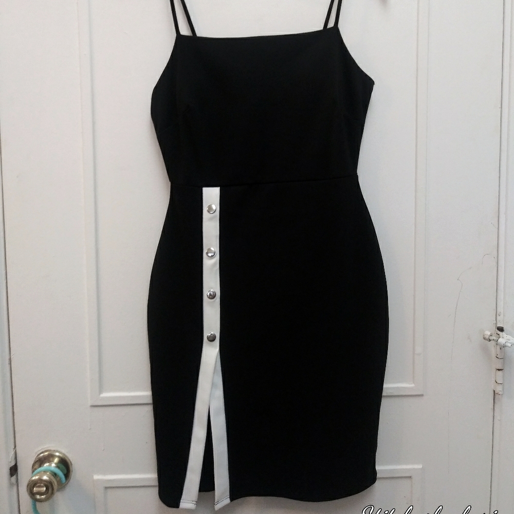 Windsor Split leg Spaghetti strap dress